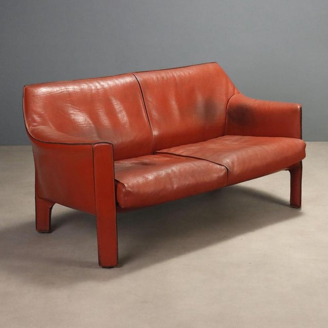 Cab 415 Sofa by Mario Bellini for Cassina For Sale - Image 11 of 11