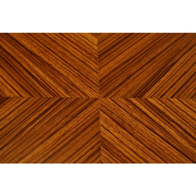 William Switzer Louis XV Zebrawood Bureau Plat Writing Desk For Sale - Image 13 of 18