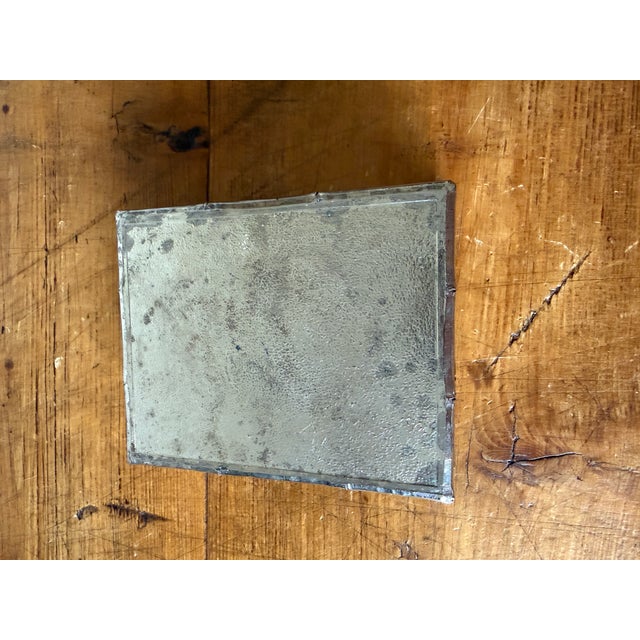 Mid 20th Century Faux Bamboo Silver Plate Box, in the Style of Maison Baguès For Sale - Image 9 of 13