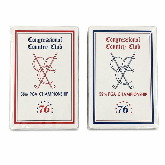 Congressional Country Club Maryland Golf Double Deck Playing Cards For Sale - Image 11 of 11