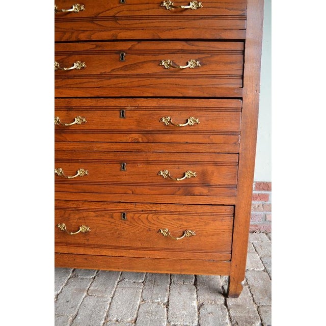 Antique Oak Chest of Drawers For Sale - Image 9 of 11