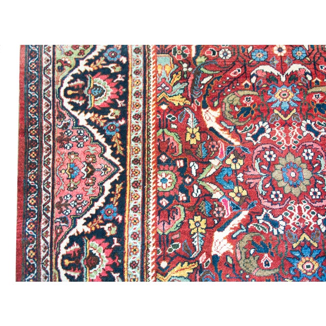 Early 20th Century Persian Mahal Rug For Sale - Image 11 of 16