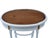 Mid-Century Louis XVI Style Oval Table with Glass Top and Pull-Out Leaves, 1940s For Sale - Image 11 of 13