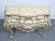 Italian Bombay Carved Paint Distressed Commode For Sale - Image 4 of 5