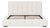 Tufted Ivory Boucle King Bed Frame For Sale