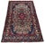 A fabulous antique Bakhtiar rug, woven circa 1920. The design features a small terracotta medallion on an unusual ivory...