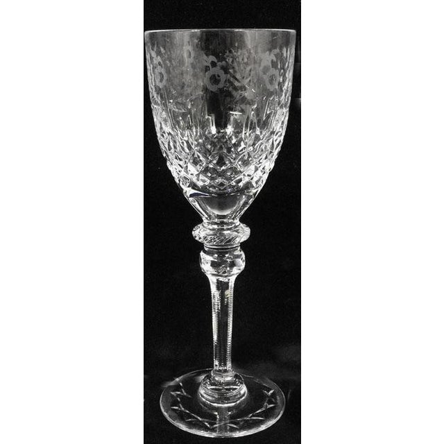 Glass Rogaska Hand Blown Crystal Gallia Wine Glasses Yugoslavia - Set of 12 For Sale - Image 7 of 9