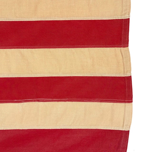 Mid 20th Century Vintage Cotton Grand Union American Flag For Sale - Image 5 of 6