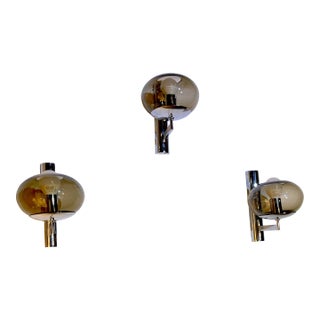 1970s Italian Sciolari Mid-Century Wall Light, One Item For Sale