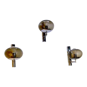1970s Italian Sciolari Mid-Century Wall Light, One Item