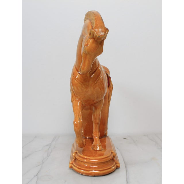 Mid-Century Ceramic Tang-Style Trojan Horse Figurine For Sale In Milwaukee - Image 6 of 10