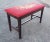 1920s Mahogany and Needlepoint Upholstered Bench Bench With Storage For Sale - Image 9 of 9