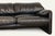 Animal Skin Maralunga 3-Seater Sofa in Black Leather by Vico Magistretti for Cassina, 1970s For Sale - Image 7 of 18