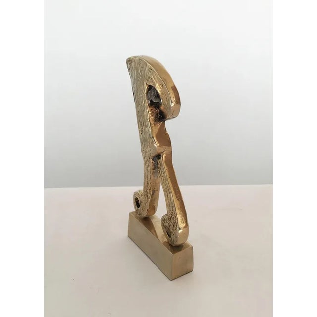 Italian Bronze Abstract Sculpture by Rodica Tanasescu, 1980 For Sale - Image 6 of 13