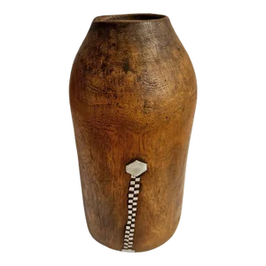 Vintage Wooden Tutsi Jar