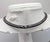 Monet Vintage 1980s Signed Monet Gunmetal White, Red & Black Enamel Mondrian Inspired Collar Necklace For Sale - Image 4 of 10