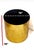 Large Paul Mayen for Habitat Architectural Supplements Gold Finish Drum Planter For Sale In New York - Image 6 of 6