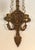 1940s Louis XVI Gilded Carved Wood Wall Sconces with Crys - a Pair For Sale - Image 9 of 12