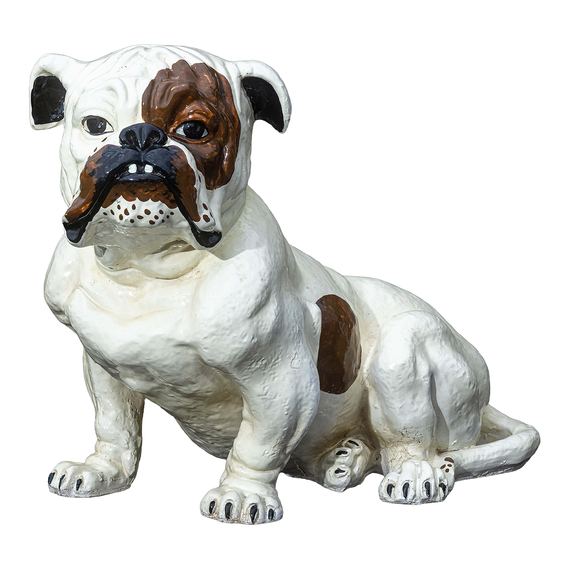 Vintage chalkware Bulldog Vintage chalkware Bulldog オンライン