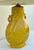 Ceramic Vintage Sunflower Yellow Japanese Ceramic Lamp For Sale - Image 7 of 12