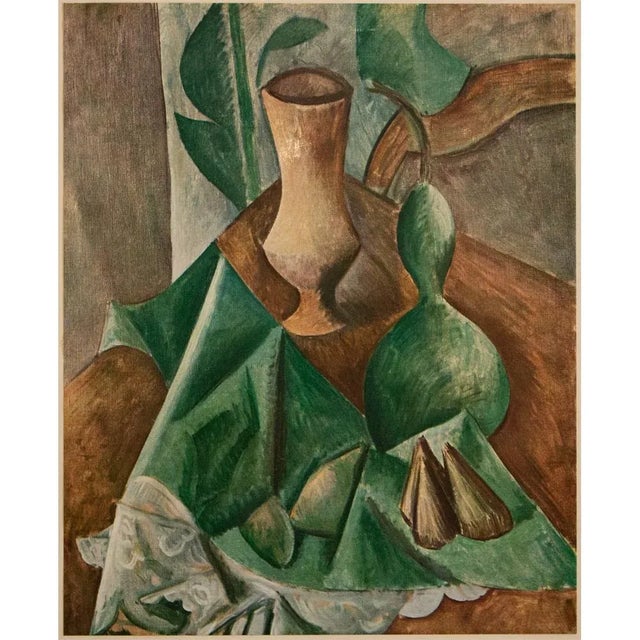 1960s After Pablo Picasso Cubist Still Life, Vintage Full-Color Print For Sale In Dallas - Image 6 of 7