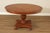 Late 20th Century Italian Made Empire Style Round Burlwood Pedestal Center Table For Sale - Image 15 of 18