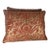 Pair of Authentic Fortuny Textile Pillows With Velvet Backs For Sale