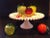 Glass 1960s Country Fenton Lace Milk Glass Cake Stand For Sale - Image 7 of 10