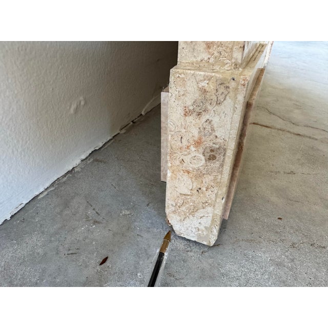 Vintage Maitland-Smith Style Tessellated Stone Arched Wall Mirror For Sale - Image 12 of 12