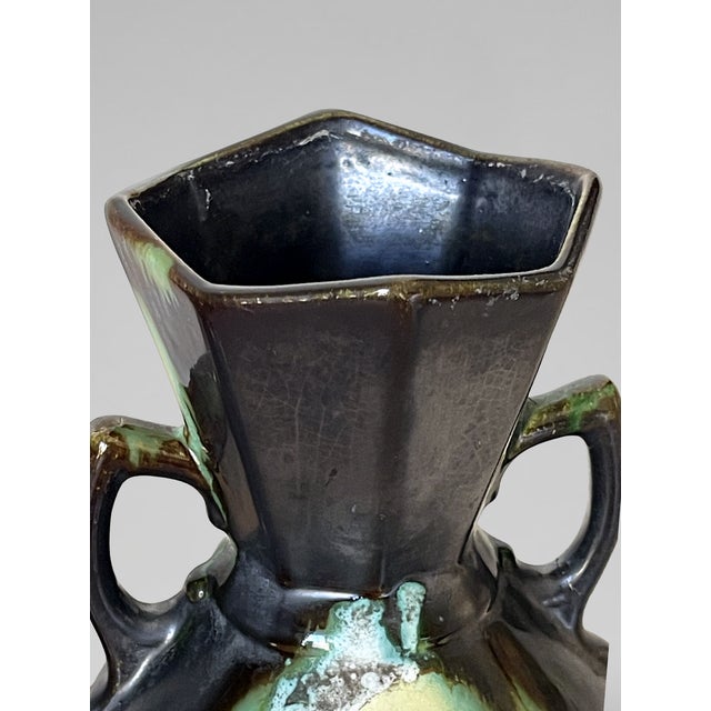 Large Vintage Belgian Glazed Ceramic, 1930s, Set of 5 For Sale - Image 3 of 15