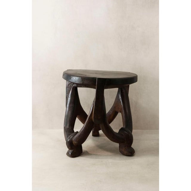 Makonde Stool, Tanzania For Sale - Image 4 of 6