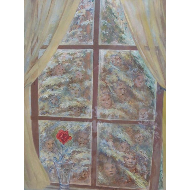 Mid-Century Modern Joseph Otto Flatter, The Fir Tree, 1960s, Watercolour, Framed For Sale - Image 3 of 11