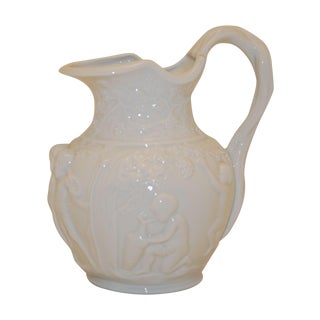 Furstenberg Raised Relief Porcelain Jug For Sale