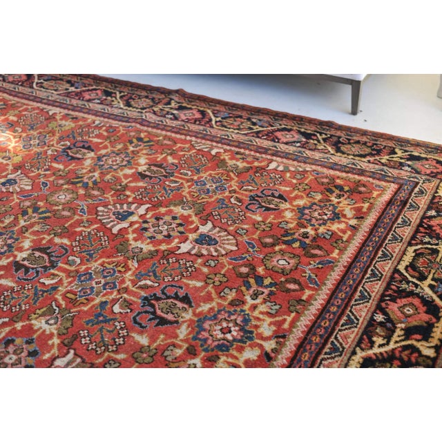 1930s Kavon Rug, 10.8 x 14.1 For Sale - Image 9 of 11