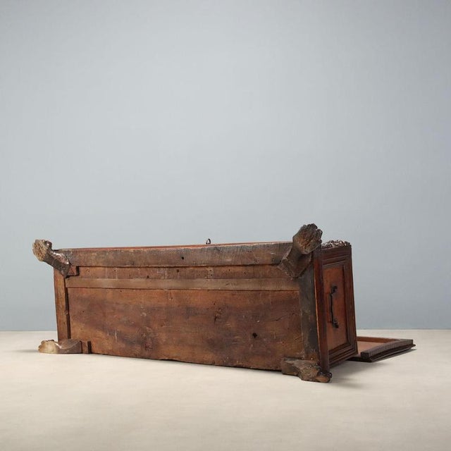 18th Century Italian Walnut Chest For Sale - Image 13 of 14