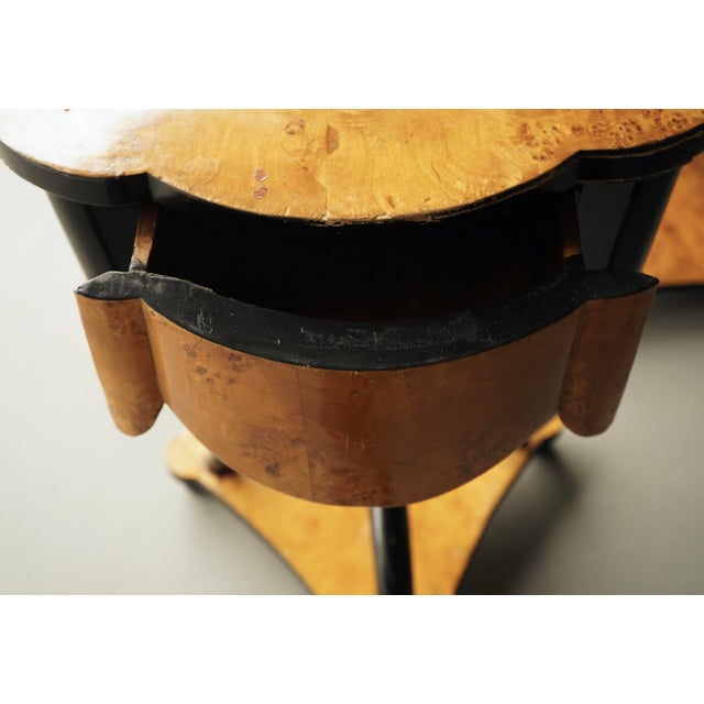 Wood Italian Burl and Birch Wood Side Tables, 1950s, Set of 2 For Sale - Image 7 of 18