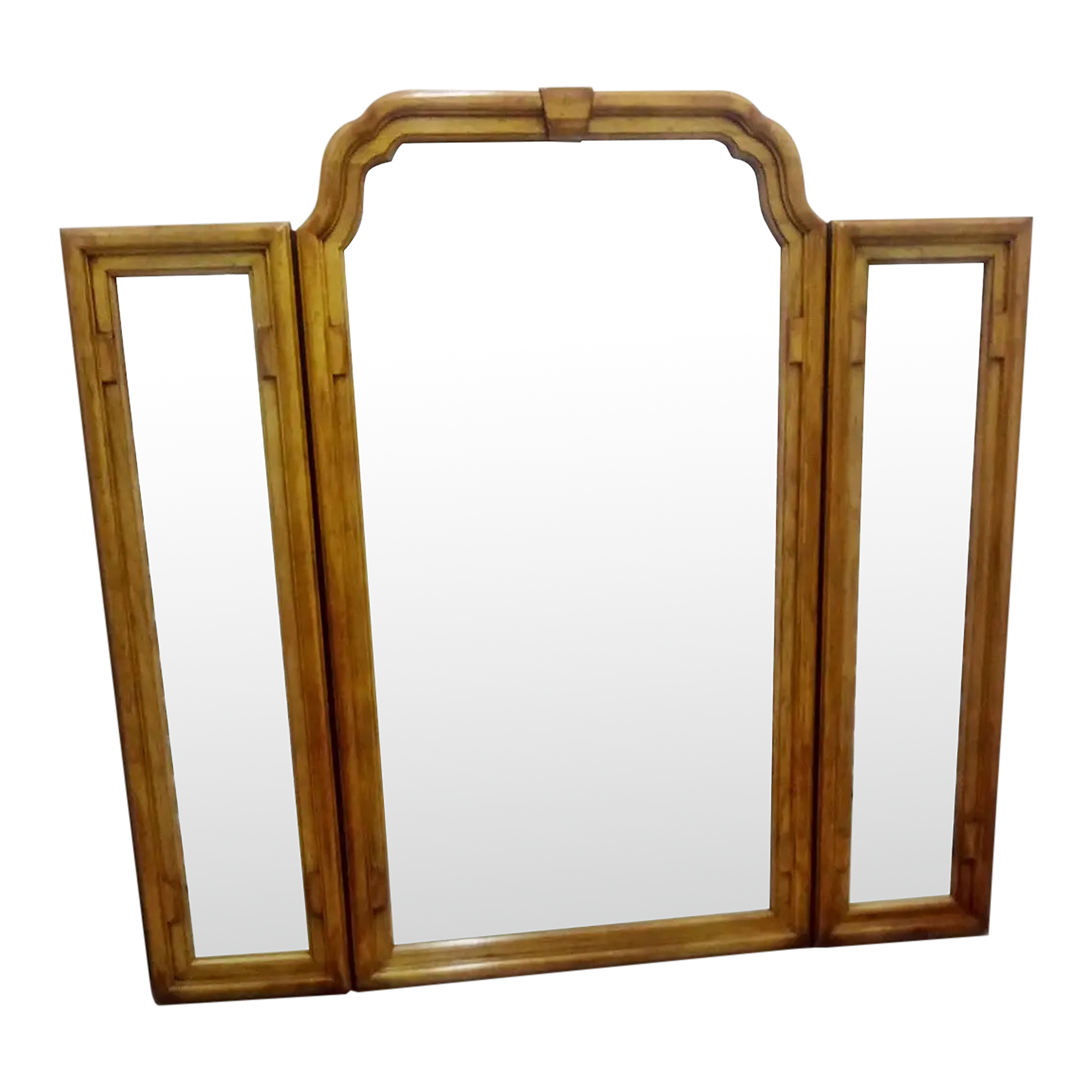 DREXEL HERITAGE 鏡 1980s Drexel Heritage Chartwell Tri-Fold Large Mirror | Chairish