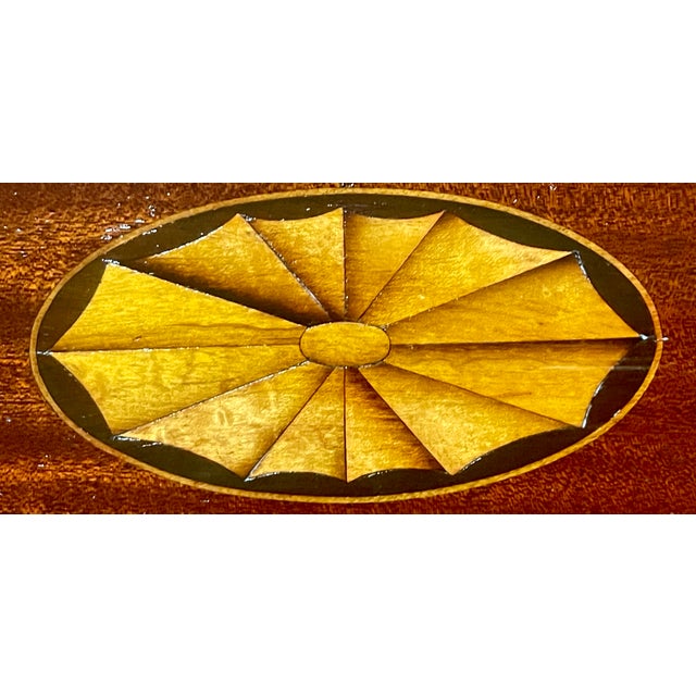 19th C. English Traditional Style Mahogany Tray For Sale - Image 4 of 12