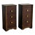 1960s Pair of Art Deco 3-Tier Drawer Nightstands, A Pair For Sale