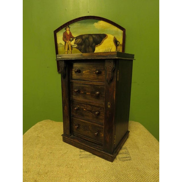 Miniature Apprentice Piece Wellington Chest, 1890s For Sale - Image 6 of 18