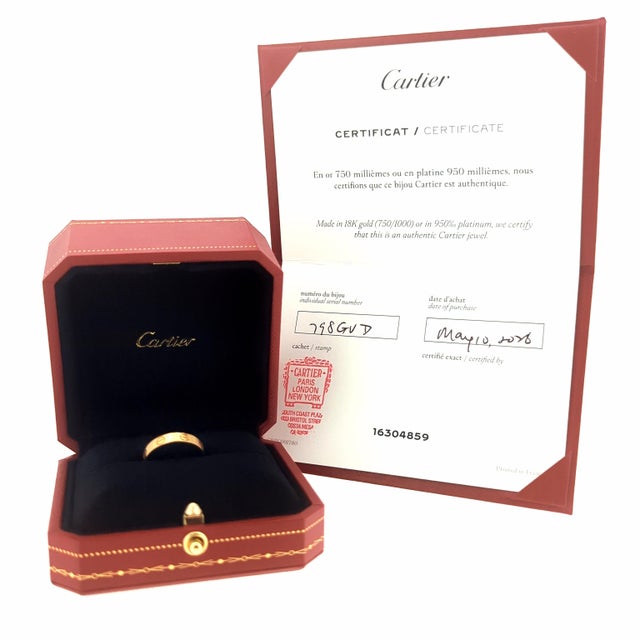 Cartier Cartier Love Ring Small Model For Sale - Image 4 of 4