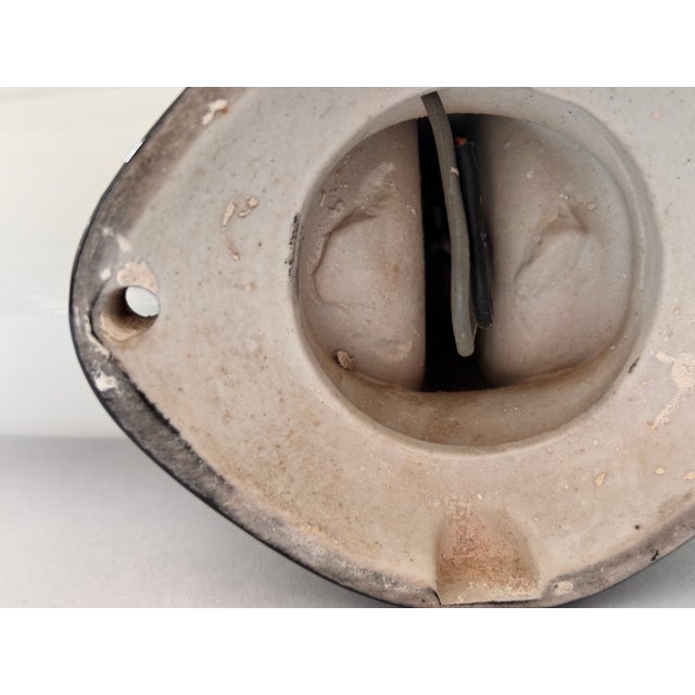 Model 6066 Sconce in Ceramic by Wilhelm Wagenfeld for Lindner, 1950s For Sale - Image 12 of 13