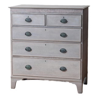 Georgian Oak Two-Part Chest of Drawers, c.1800 For Sale