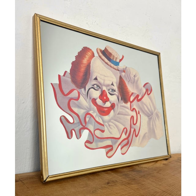 1970s Vintage American Elmo the Clown Mirror by Arthur Sarnoff, 1970s For Sale - Image 5 of 15