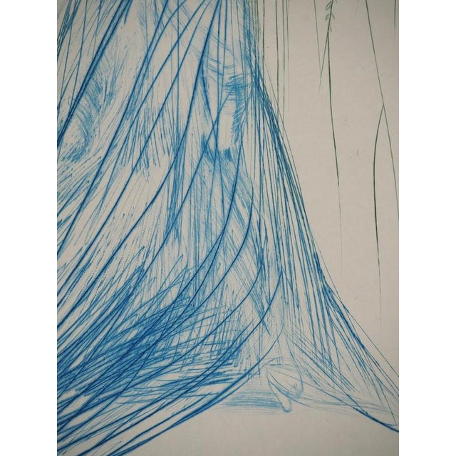 Modern Salvador Dali, Isolde and Brangaine, 1970, Engraving For Sale - Image 3 of 8