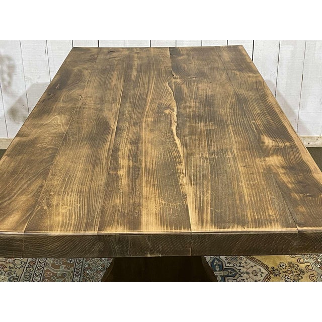 Monastery Table in Elm, 1970s For Sale - Image 15 of 18