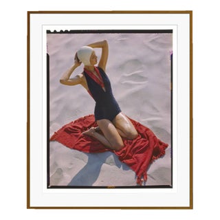 Toni Frissell, Girl on the Beach, 1947, C Print, Framed For Sale