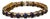 Late 20th Century Certified Natural 7ct Blue Sapphire Diamond 18k Gold Tennis Stacking Bracelet For Sale