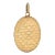 Antique Victorian Hair Pendant 18 Karat Gold Chased Pattern Vintage Fine Oval For Sale