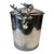 Vintage Silver Mariposa Stag Handles Ice Bucket With Drain Disc For Sale